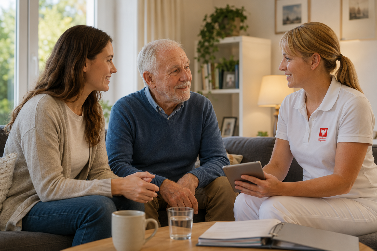 Familie im Beratungsgespräch